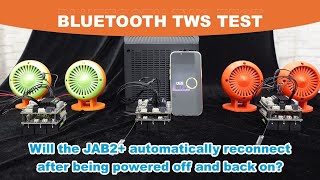 Testing Automatic Reconnection Bluetooth 50 TWS Amplifier Board JAB2 [upl. by Forsyth]