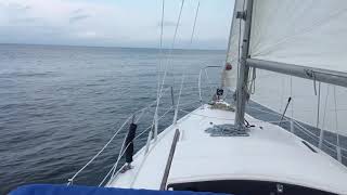 Summer Evening Family Sail on Lake Superior Catalina 27 Serendipity [upl. by Stargell284]