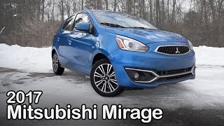 2017 Mitsubishi Mirage Review Curbed with Craig Cole [upl. by Enneire]