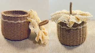 Storage Basket Making Detailed Tutorial [upl. by Wesley964]