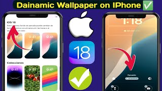 iPhone iOS 18de Dinamik Duvar Kağıdı Nasıl Kullanılır  iphone Dinamik duvar kağıdı [upl. by Ober]