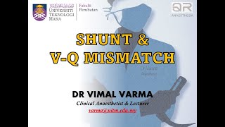 QR ANAESTHESIA  PHYSIO  RESPI  SHUNT amp VQ MISMATCH [upl. by Aranat]