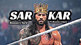 Roman Reigns Ft Sarkar Full song video edit [upl. by Tannen]