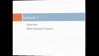 Intermediate Macroeconomics Chapter 3 Lecture 1 [upl. by Nodnerb]