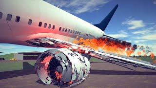 Emergency Landings 46 How survivable are they Besiege [upl. by Silvan847]