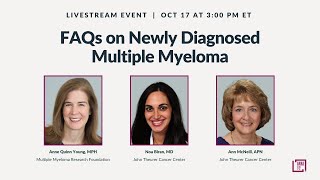 FAQs on Newly Diagnosed Multiple Myeloma [upl. by Thorin]