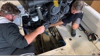 Mercury MerCruiser V8 total removal amp installation How To [upl. by Alisen]