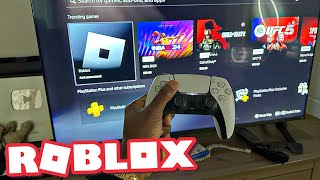 Playing Roblox On PS5 [upl. by Marieann909]