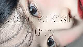 인스타 셀카 그 렌즈 ⦚ 하파크리스틴 시크리티브 그레이 Secretive Kristin  Gray lens [upl. by Staford]