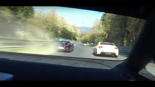 Lamborghini Huracan Performate Vs Porsche GT2RS Crazy FastFun Lap Nurburgring Nordschleife [upl. by Atsyrk]