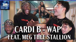 Cardi B  WAP feat Megan Thee Stallion Official Music Video  REACTION  3mSquad [upl. by Eyma]