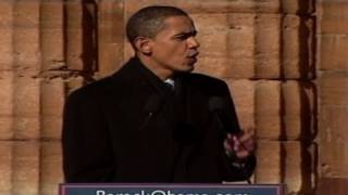 CNN Flashback to 2007 Obama launches presidential bid [upl. by Domineca483]