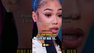 Coi Leray reveals her life as a teenager 👀🤐💯 coileray hiphop rapper interview [upl. by Lia317]