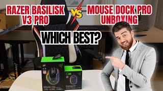 Razer Basilisk V3 Pro and Mouse Dock Pro Unboxing [upl. by Enimzaj]