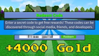 UNLOCKING 4000 GOLD USING THESE CODES  Build a boat for Treasure ROBLOX [upl. by Regina]