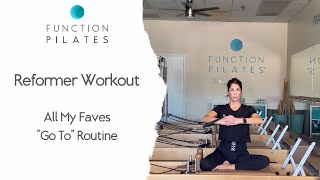 Reformer Workout  All My Faves quotGo Toquot Routine [upl. by Lirva]