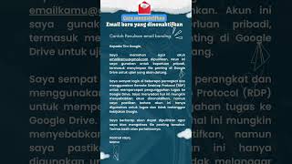 Pengajuan bandig Email [upl. by Walters]