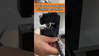 Servo motor driven cable crimping machine  Suzhou Crown [upl. by Xela]