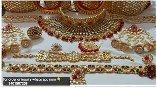 Rajputi rajwadi artificial jewellery full combo starts from 1500 😊 😊 [upl. by Ahsikram]