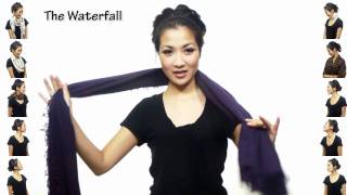 25 Ways to Wear a Scarf in 45 Minutes [upl. by Nyvrem]