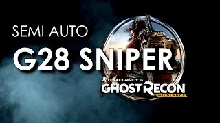 BEST SEMI AUTO SNIPER RIFLE  G28  SCOPE LOCATION IN GHOST RECON WILDLANDS [upl. by Yekram627]