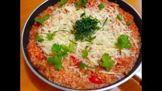 Rizoto s bravčovým mäsom parmezánom a paradajkami tradičný recept z talianskej kuchyne [upl. by Matilde340]