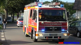 Feuer auf dem Erbacher Wiesenmarkt  mehrere Verletzte Großübung von Feuerwehr und DRK in Erbach [upl. by Toback]