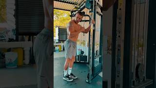 Quick gym hack for the single arm rope pushdown gymhacks [upl. by Aicilana365]