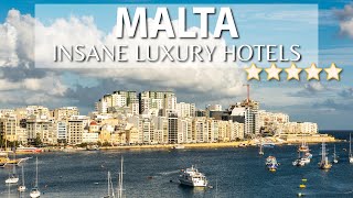 TOP 10 INSANE Luxury Hotels in MALTA 2024 [upl. by Liana]