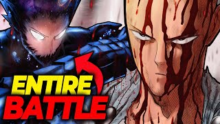 OnePunch Man COSMIC GAROU vs SAITAMA FULL FIGHT Explained [upl. by Nosiddam]