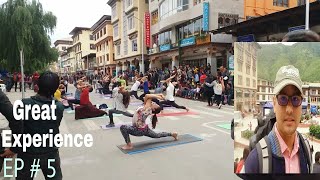 Thimphu Street Festival  Thimphu Tshechu  Bhutan [upl. by Gerardo]