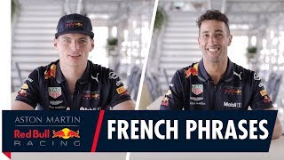 Handy French Phrases with Pierre Gasly Max Verstappen Daniel Ricciardo and Brendon Hartley [upl. by Robma92]