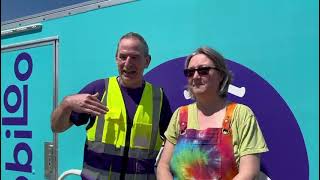 Mobiloo and Active Impact interview video at Wychwood Festival 2024 [upl. by Ahsai]