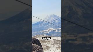 Make sure to enjoy life 💯 skiing japan mountains snow powderskiing snowboarding winter [upl. by Llacam101]