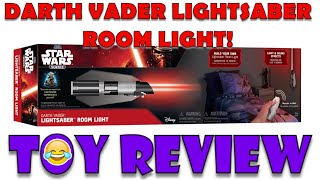 STAR WARS DARTH VADER LIGHTSABER ROOM LIGHT TOY REVIEW [upl. by Johan]