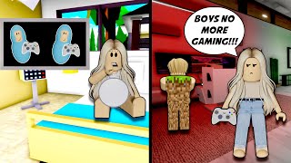 Pregnant With GAMER TWINS Roblox Brookhaven [upl. by Ramses527]