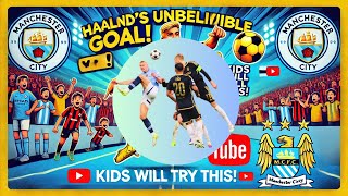 Haalands Goal Every Kid Will Try in the Playgrounds  impossible football goals [upl. by Reidar]