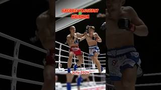 Freddie Haggerty VS Kaichon July 2024 muaythai martialarts haggerty muayboran thaifight mma [upl. by Chilson]