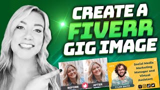 How to Design a Fiverr Gig Image Thumbnail for FREE in 2022 [upl. by Nnav]