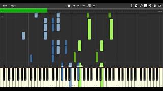 Vicetone  Waiting ft Daisy Guttridge Synthesia Tutorial  Free Piano Sheets [upl. by Narf230]