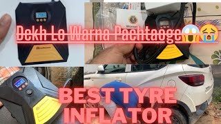 Best🌟Tyre Inflator✨For Car🔥In India⚡️ Best💫Tyre Inflator 🔥In Your Budget💥GoMechanic  vlog [upl. by Nrobyalc411]