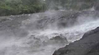 Lahar at Fuego Volcano Guatemala by R EscobarWolf [upl. by Akeim]