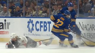 Rasmus Dahlin Slashing Penalty Against Anton Lundell [upl. by Wendelina]