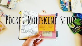 How I Set Up My Pocket Moleskine pt 2 [upl. by Whang]