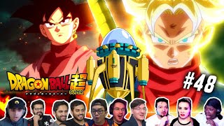 ⚡GOKU BLACK VS TRUNKS SSJ 2🗡REACTION MASHUP 🐲Dragon Ball Super Episode 48 ドラゴンボール [upl. by Anyehs]