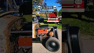 🐀 Rat Rod V8 Dually Truck 💀 Eville Shindig Classic Car Show 2024 hotrod pickup custom [upl. by Suzann28]