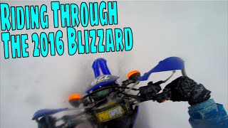 Riding a Motorcycle Through a Blizzard [upl. by Cid]