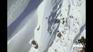 World Cup Skier Straight Lines Steep Alaska Chute [upl. by Ittak]