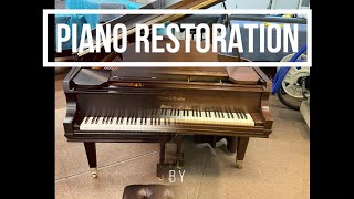 Piano Restoration Timelapse  Mason amp Hamlin  With Commentary [upl. by Llenal]