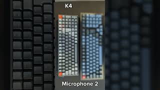 Keychron K4 VS Keychron K4 Pro  keychron gateron keyboard keyboardasmr pcaccessories [upl. by Schatz]